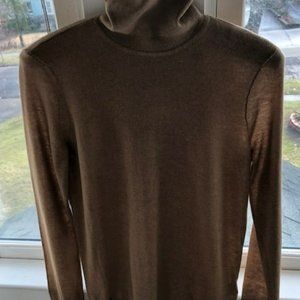 Lauren Soft Knit Toast-Color LS Top, size S, new with tags